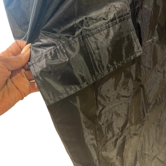 RECLAIMED VINTAGE 100% POLYESTER Maxi Length Raincoat Size M/L VIP Graphic - Picture 7 of 15